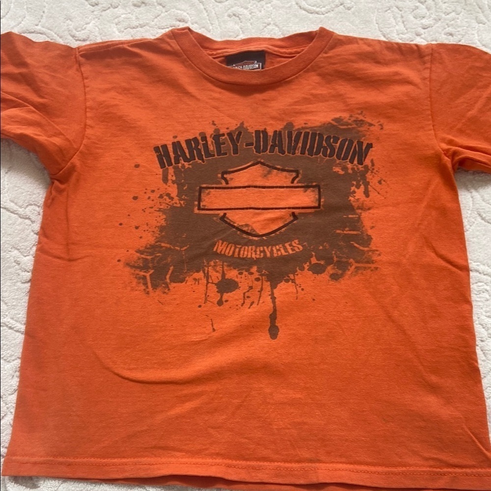 Harley-Davidson Kids Orange T-Shirt